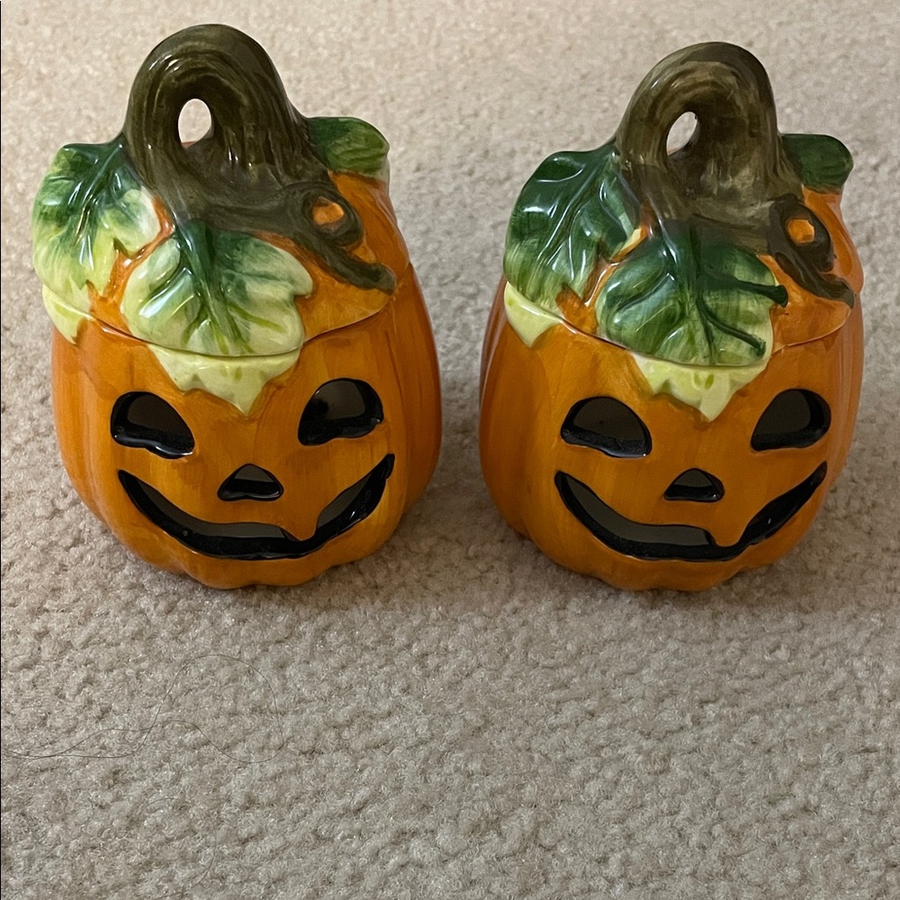 Pacific Rim Pumpkin Ceramic House Decore Bundle, Never Used